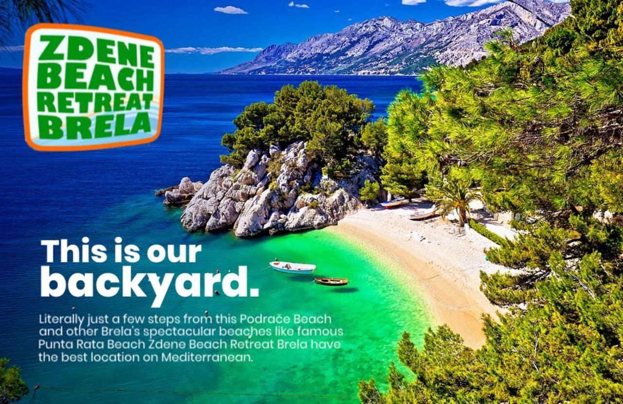 Brela Beach Retreat Appartement Buitenkant foto